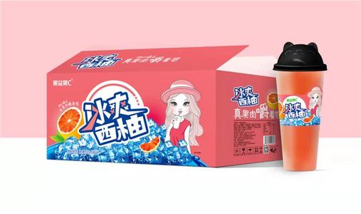 杯装冰爽西柚饮料