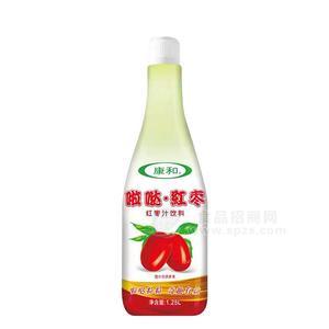 康和啦噠紅棗汁飲料廠家直銷招商1.25L