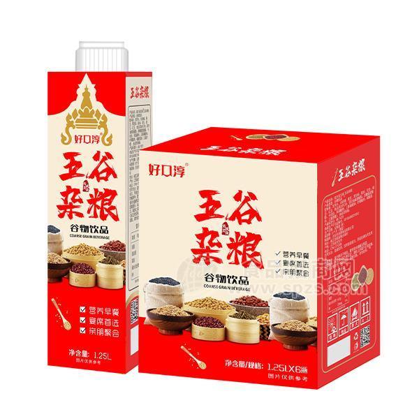 好口淳五谷雜糧谷物飲品招商1.25LX6瓶