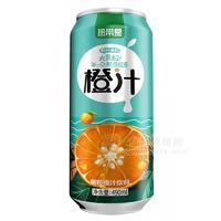 熱帶慕果粒橙汁飲料招商490ml果汁飲料