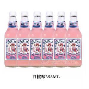 南洋1982白桃味汽水招商358ml