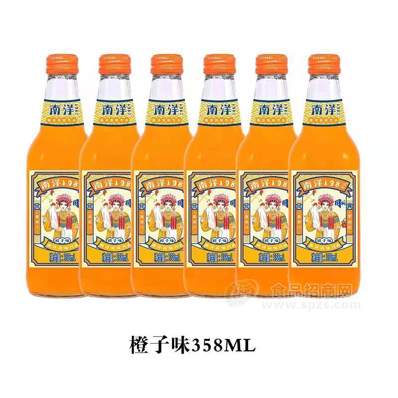 南洋1982橙子味汽水招商358ml