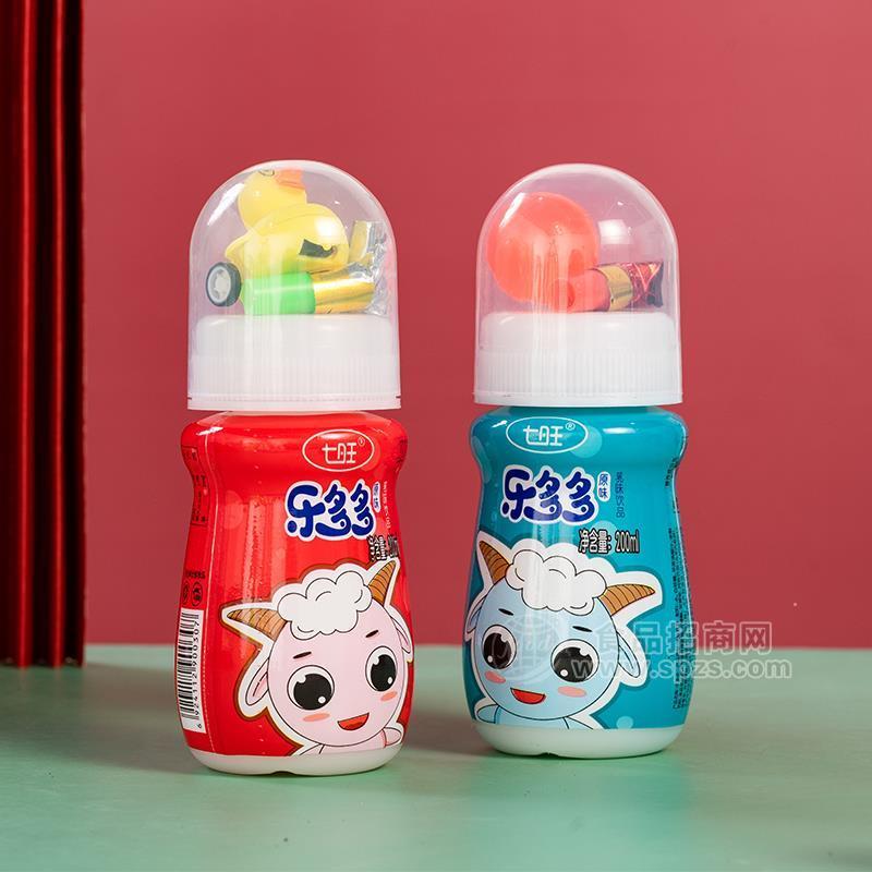七旺乐多多原味乳味饮品儿童玩具饮品200ml
