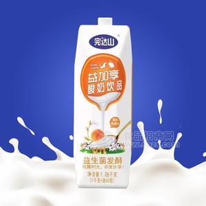 完達(dá)山益生菌發(fā)酵酸奶飲品乳飲料黃桃燕麥風(fēng)味1.06kg