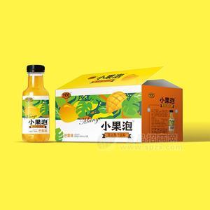 小果泡復合果汁飲料芒果味廠家直銷招商450mlX15瓶