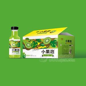 小果泡復合果汁飲料獼猴桃味廠家直銷招商450mlX15瓶