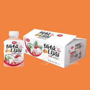 小奶泡杨枝甘露荔枝味风味饮料招商480mlX15瓶