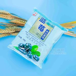 龙驭祥蓝莓夹心面包糕点100g