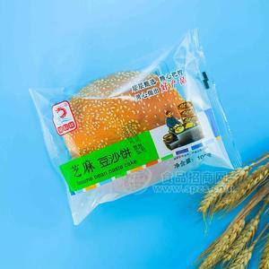 龍馭祥芝麻豆沙餅面包糕點(diǎn)100g