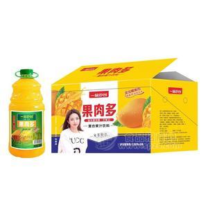 一品云臺(tái)果肉多芒果味復(fù)合果汁飲料招商1.88LX6瓶