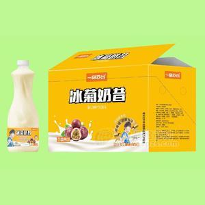 一品云臺(tái)冰菊奶昔百香果味乳味飲料招商1.22LX8瓶