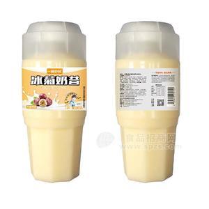 一品云臺(tái)冰菊奶昔乳味飲料百香果味招商380ml