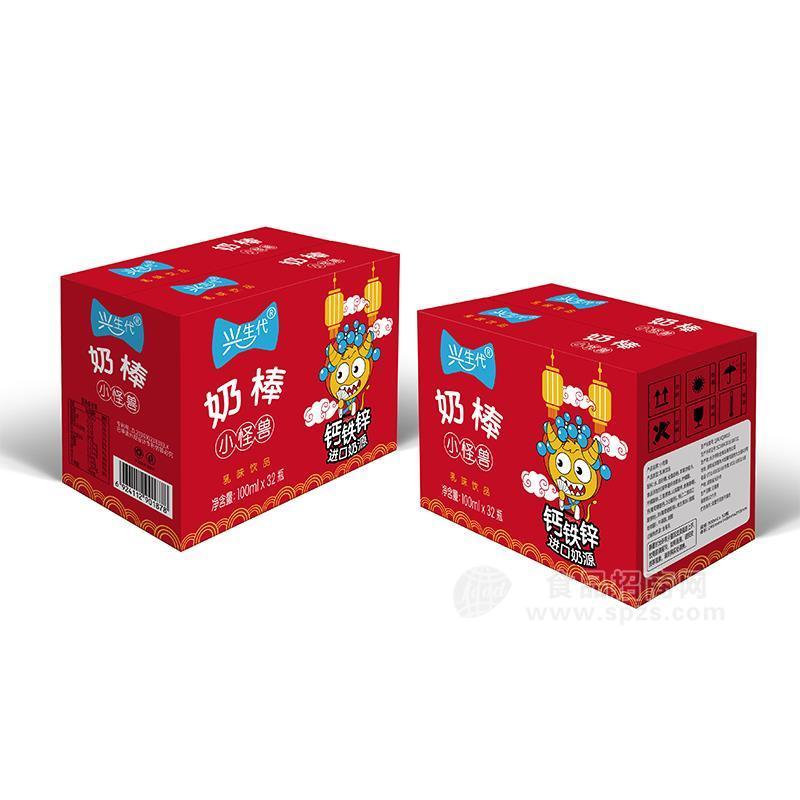 兴生代奶棒乳味饮品乳饮料100mlx32瓶