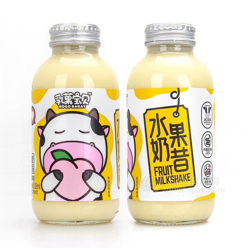 乳菓寶貝香蕉水果奶昔乳飲料318ml