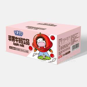 乳菓寶貝蘋果牛奶飲品乳飲料135mlx24瓶