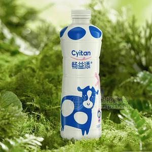 畅益添0脂肪乳酸菌饮品大瓶装乳饮料招商1.25L