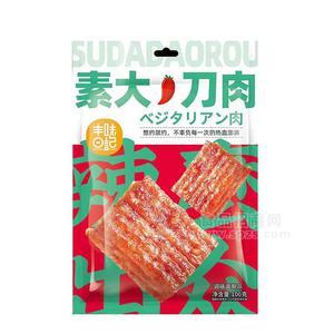 丰味日记素大刀肉休闲食品辣条招商100g