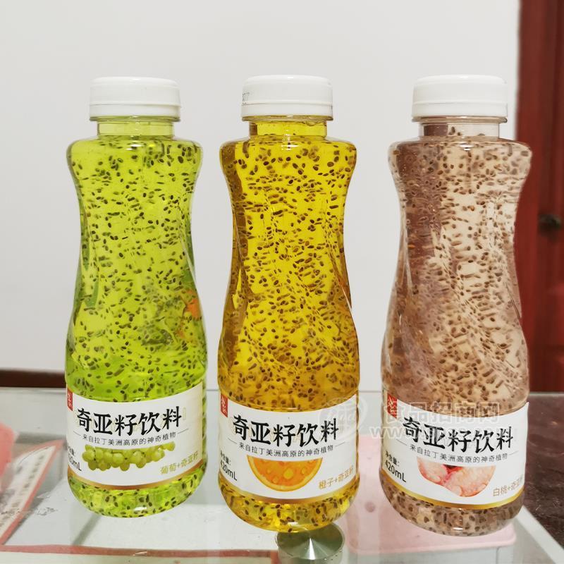 今谷奇亚籽饮料三种口味饮料招商420ml 