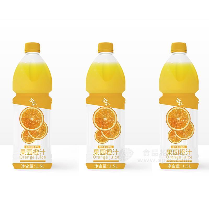 今谷果园橙汁果粒果味饮料招商1.5L 