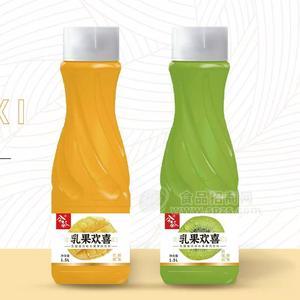 今谷乳果欢喜芒果味、猕猴桃味饮料招商1.5L