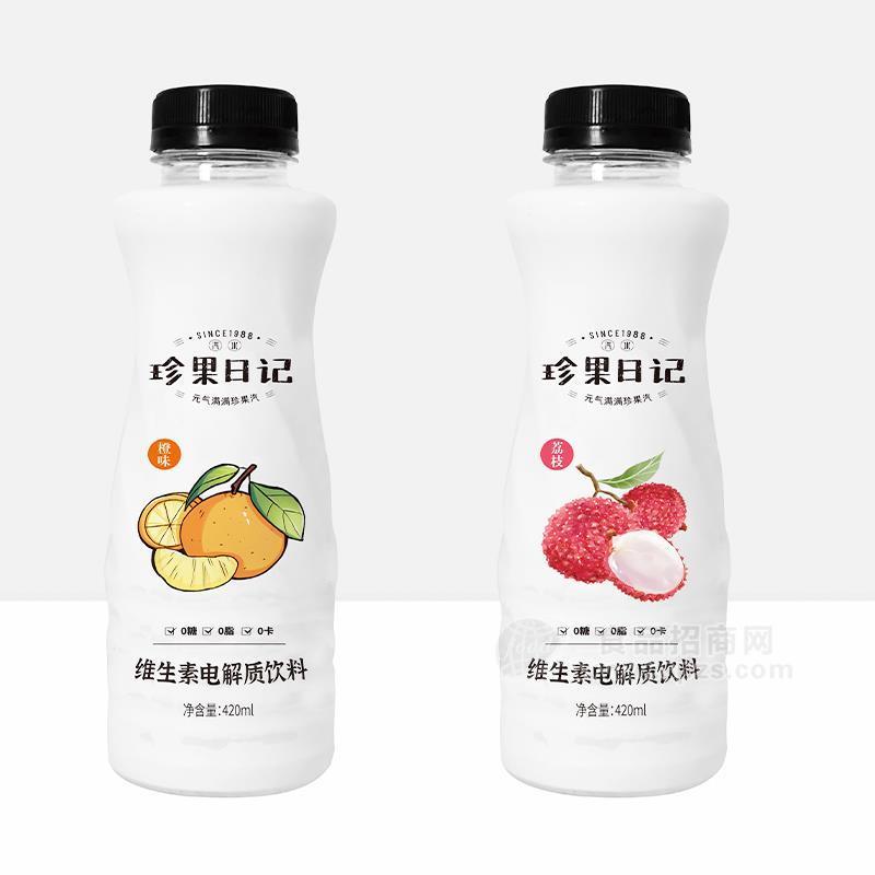 珍果日记橙味维生素电解质饮料招商420ml