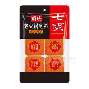 七爽老火鍋底料麻辣鮮香味調味料招商320g