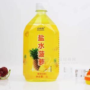 邁曉萌鹽水菠蘿果味飲料招商1L