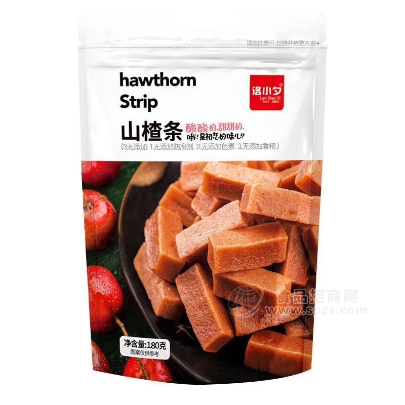 ·洛小夕山楂条休闲食品蜜饯果脯180g 