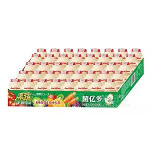 菌亿多果蔬牛奶饮品托盘装乳饮料招商100ml×40瓶