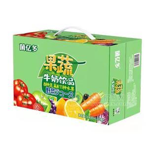 菌億多果蔬牛奶飲品手提禮盒裝乳飲料招商100ml×30瓶