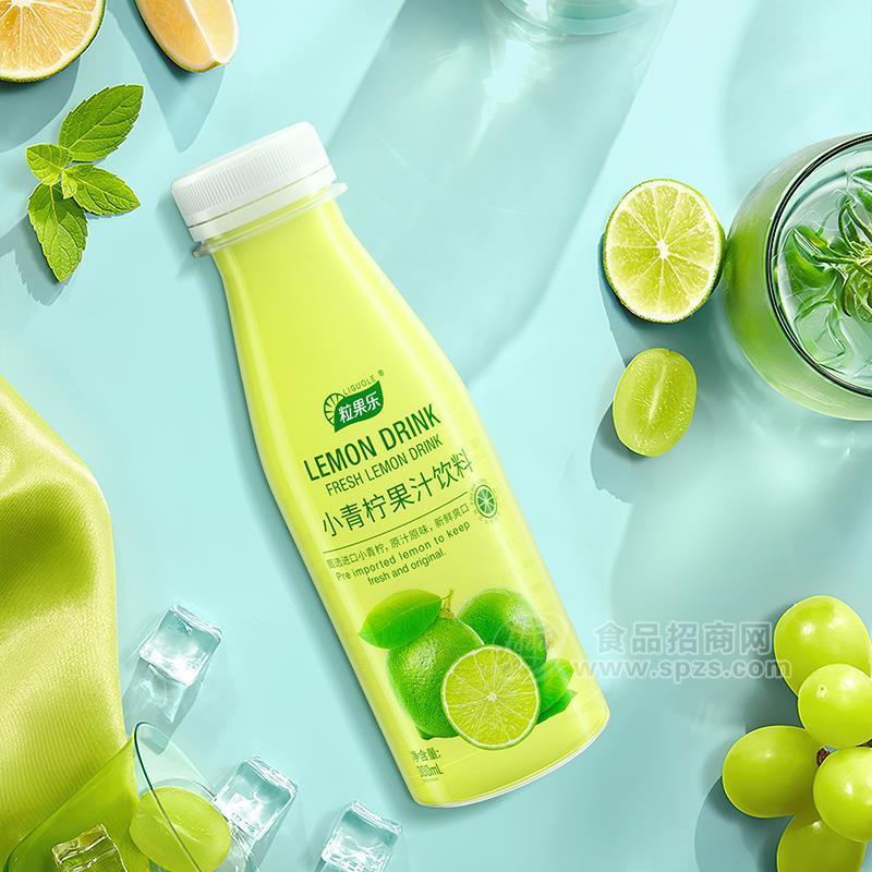 ·粒果乐小青柠果汁饮料青柠口味饮品瓶装招商300ml 