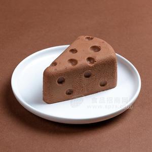 巧克力味芝士切角蛋糕休闲食品糕点招商