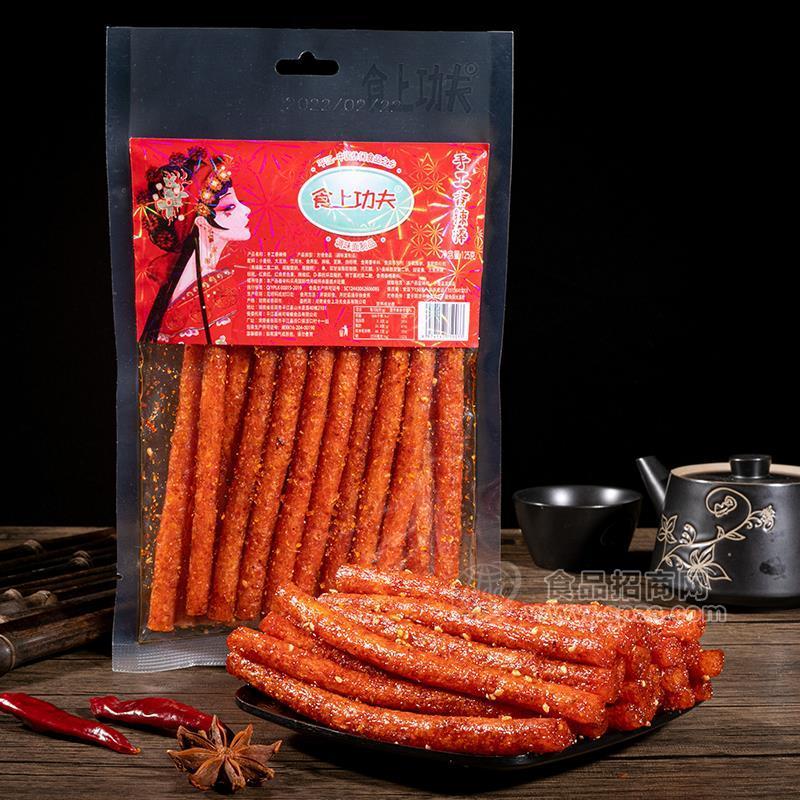 食上功夫手工香辣棒休闲食品辣条125g