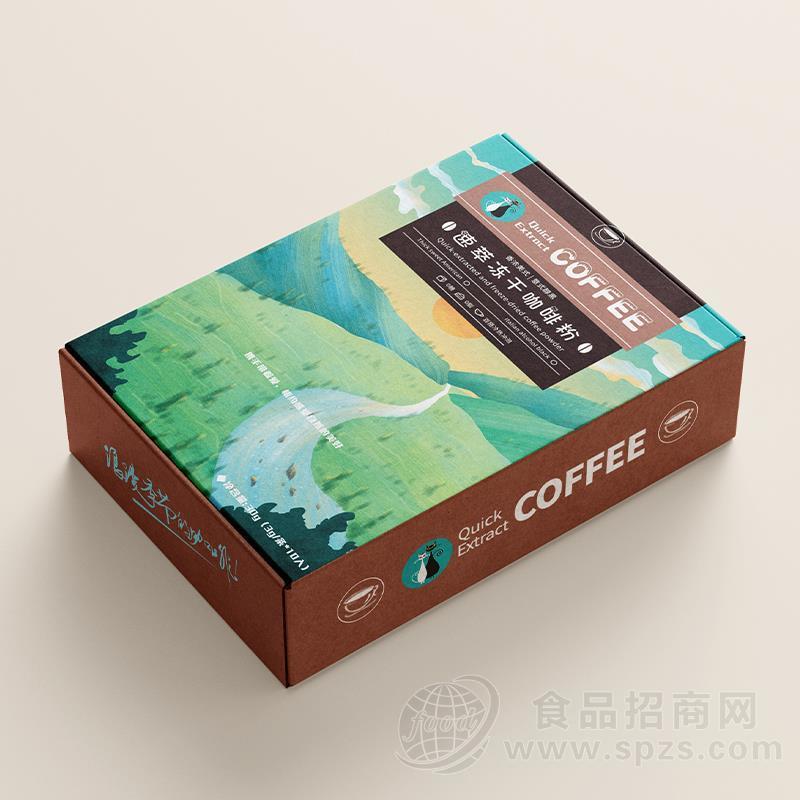 速萃香浓美式冻干咖啡粉冲调食品招商30g