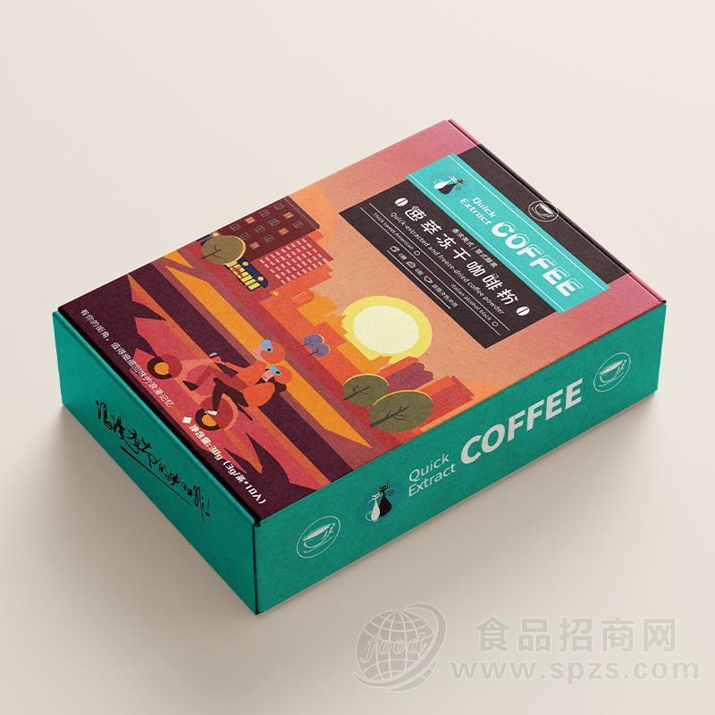 速萃冻干咖啡粉意式醇黑冲调食品招商30g
