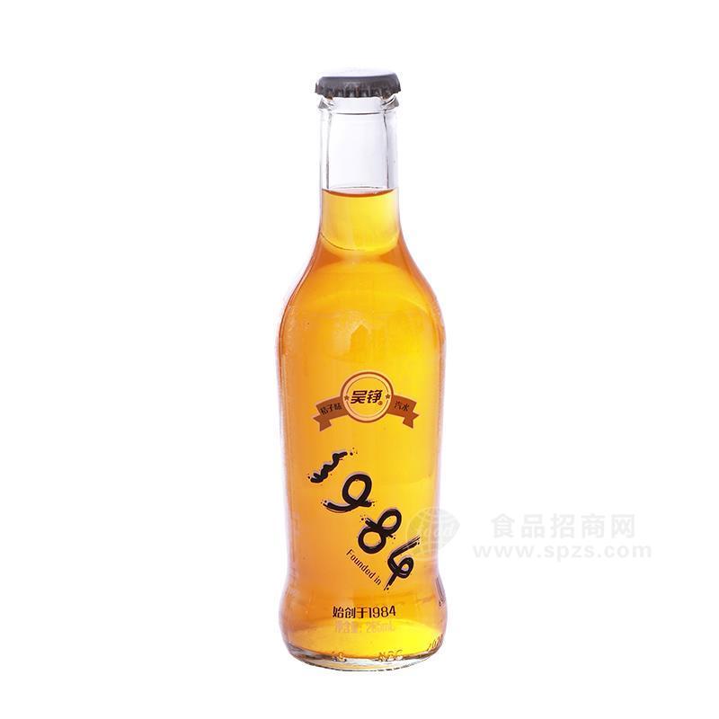 吴铮桔子味果汁汽水285ml