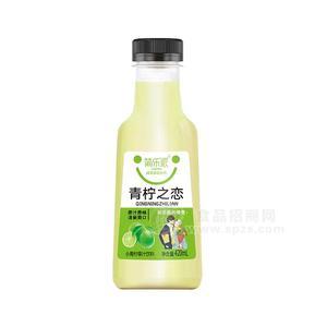 简乐派青柠之恋小青柠果汁饮料瓶装招商420ml