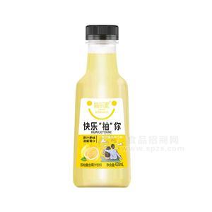 简乐派快乐柚你双柚复合果汁饮料瓶装招商420ml