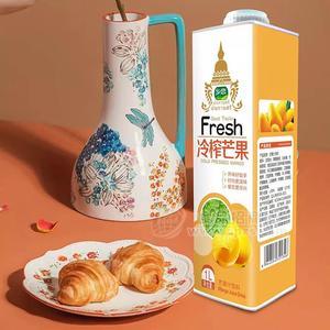 乡恋冷榨芒果芒果汁饮料瓶装饮料招商1L