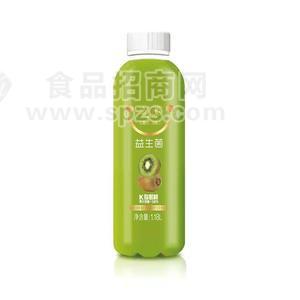 简乐派益生菌猕猴桃味发酵复合果汁饮料瓶装饮料招商1.18L