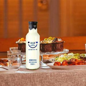 簡(jiǎn)樂派老酸奶飲品瓶裝乳飲料招商1L