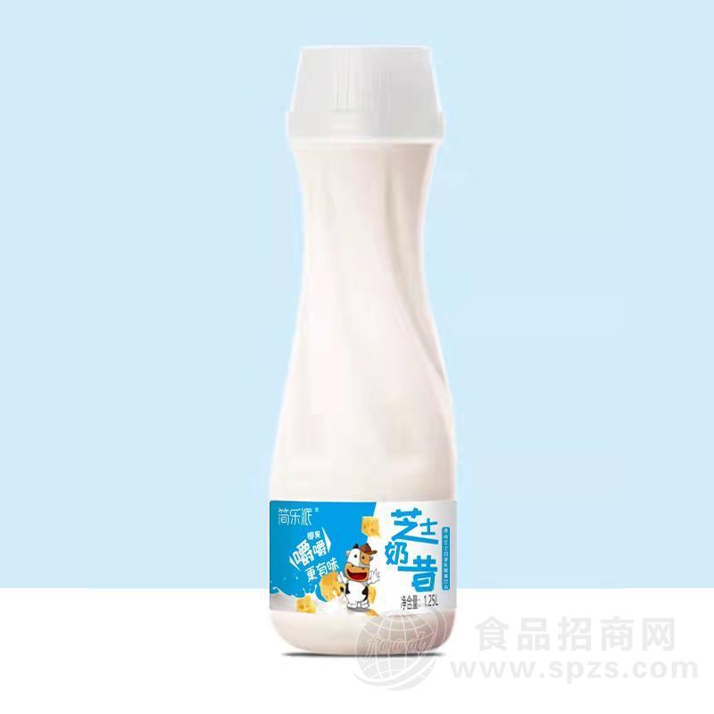 简乐派芝士奶昔原味芝士奶昔乳酸菌饮品瓶装招商1.25L