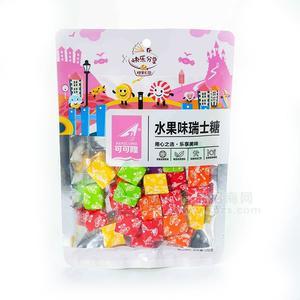 可可隆水果味瑞士糖休闲食品糖果招商120g