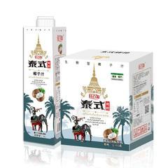 旺百源泰式鲜榨椰子汁风味饮料招商1LX6瓶