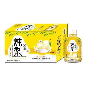 嶗金泉冰糖燉梨果汁飲料箱裝招商350ml×15