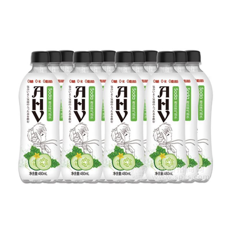 青瓜味气泡水0糖0卡0脂肪瓶装气泡水招商480ml