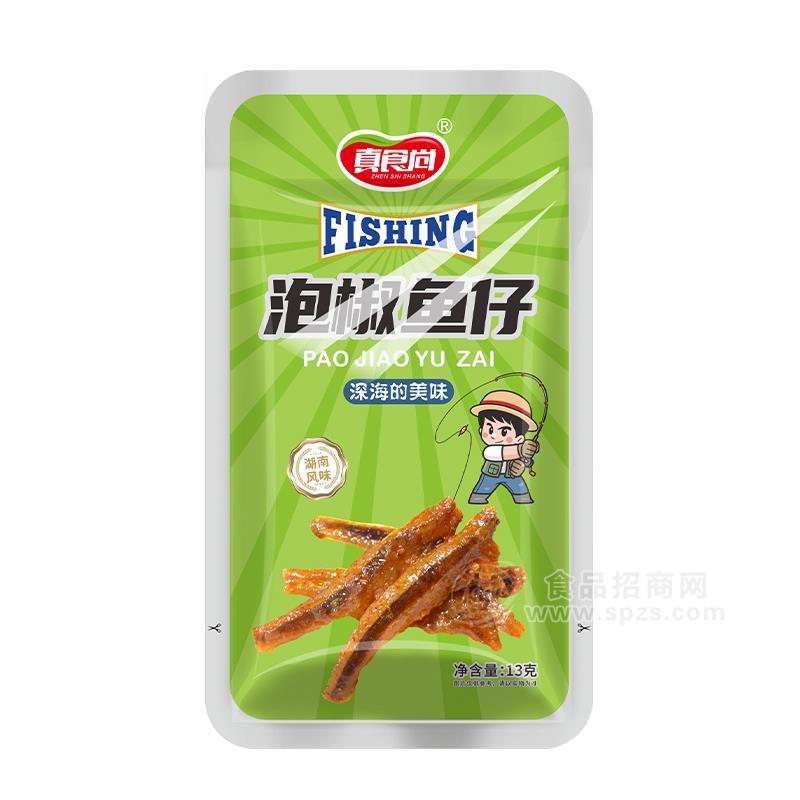 真食尚泡椒鱼仔休闲食品招商13g