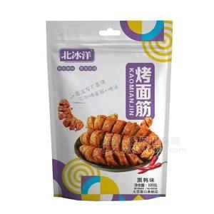 北冰洋烤面筋黑鴨味大豆蛋白類(lèi)制品袋裝招商100g