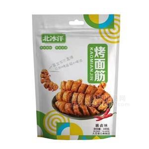 北冰洋烤面筋醬鹵味大豆蛋白類制品袋裝招商100g