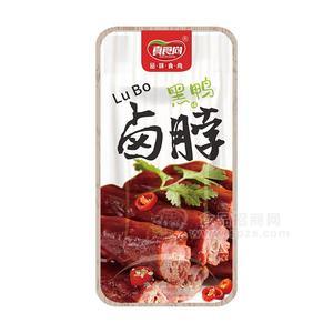 真食尚黑鸭味卤脖休闲食品招商20g鸭脖卤肉肉制品